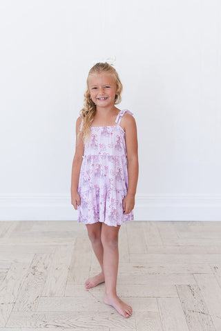 Coquette Castles (ribbed) - Tiered Dress