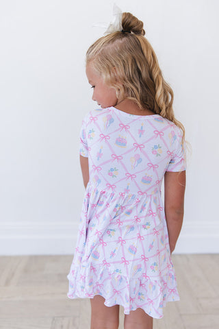 (PINK) Birthday - Ruffle Dress