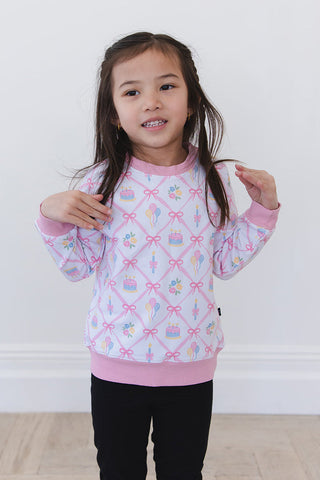 (PINK) Birthday - Define Terry Sweatshirt