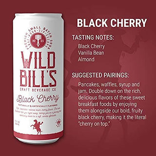Black Cherry - Premium Cane Sugar Soda Can