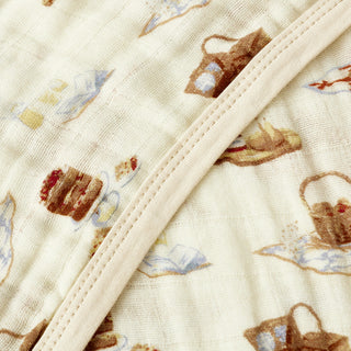 Picnic Organic Hooded Swaddle Blanket