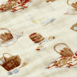 Picnic Organic Hooded Swaddle Blanket