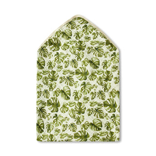 Island Leaf Organic Hooded Swaddle Blanket