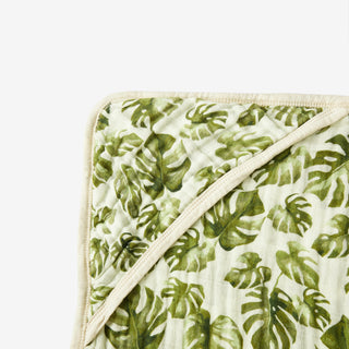 Island Leaf Organic Hooded Swaddle Blanket