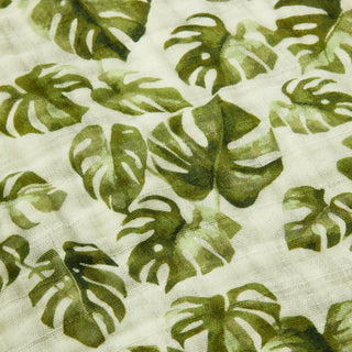 Island Leaf Organic Hooded Swaddle Blanket