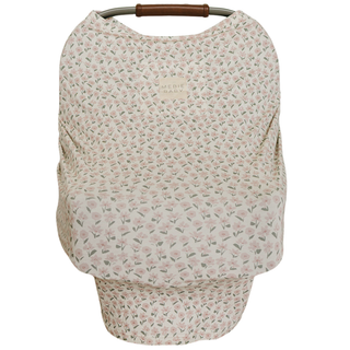 Pink Petal Floral Bamboo Multi-Use Cover