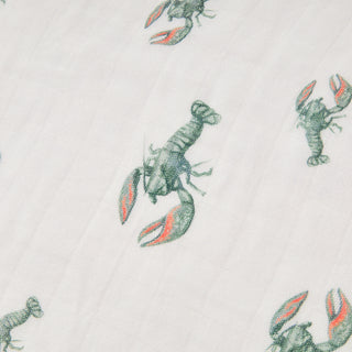 Mint Lobster Bamboo Swaddle