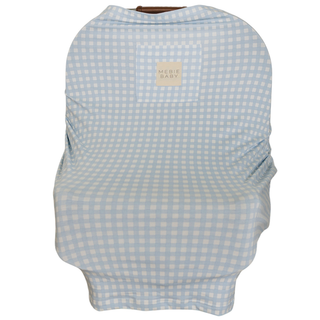 Blue Gingham Bamboo Multi-Use Cover
