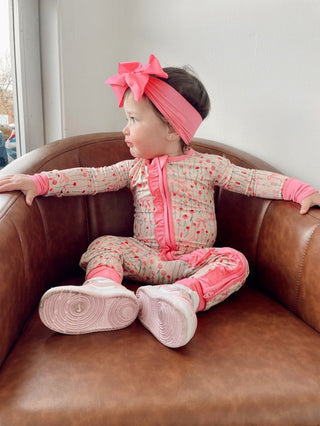 BLOOMS & BOWS DREAM RUFFLE ROMPER