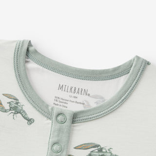 Mint Lobster Luxe Stretch Shortall