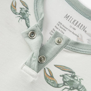 Mint Lobster Luxe Stretch Shortall