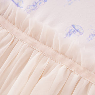 Sunset Jellyfish Cotton Stretch Ballet Dress