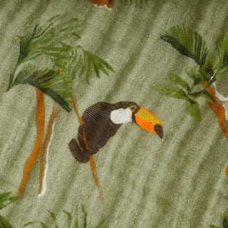 Toucan Organic Cotton Crib Sheet