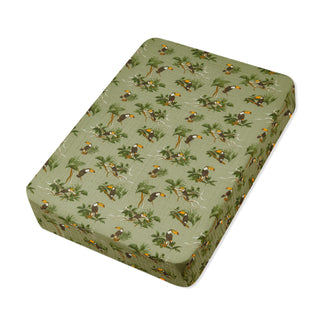 Toucan Organic Cotton Crib Sheet
