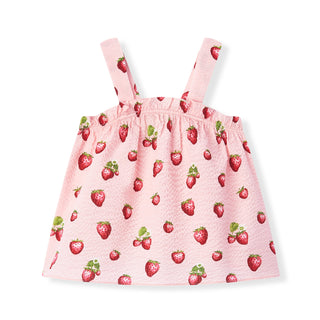 Strawberry Ruffle Tank & Pant Set