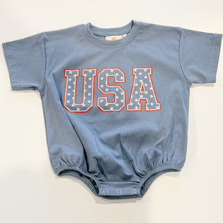 USA Stars T-Shirt Romper