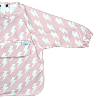 The Grayson Long Sleeve Bib - Lightning Bolts