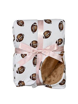 Football (ribbed) - Plush Blanket