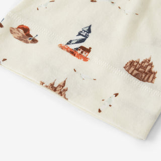 Sandcastle Organic Cotton Knotted Beanie Hat
