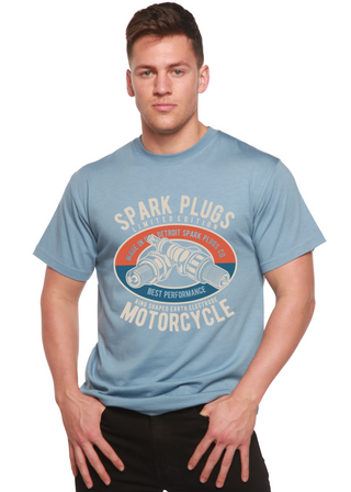 Spark Plugs Spun Bamboo® Men's Bamboo Viscose/Organic Cotton Short Sleeve Graphic T-Shirt