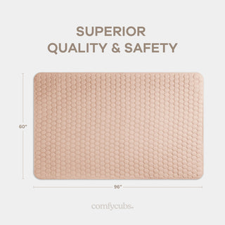 Play Mat with Non-Slip Bottom - Blush