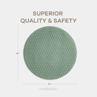 Play Mat with Non-Slip Bottom - Sage