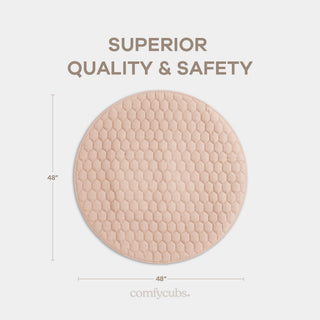 Play Mat with Non-Slip Bottom in Blush