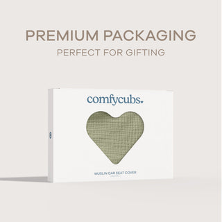 Baby Car Seat Cover by Comfy Cubs - Sage