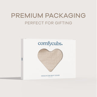 Baby Car Seat Cover by Comfy Cubs - Sand