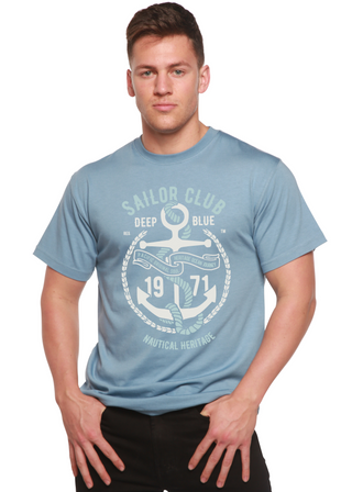 Sailor Club Spun Bamboo® Men's Bamboo Viscose/Organic Cotton Short Sleeve Graphic T-Shirt