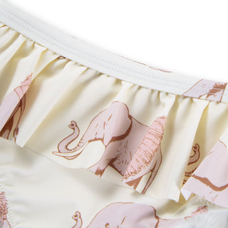 Tutu Elephant Ruffle Two Piece Swimsuit
