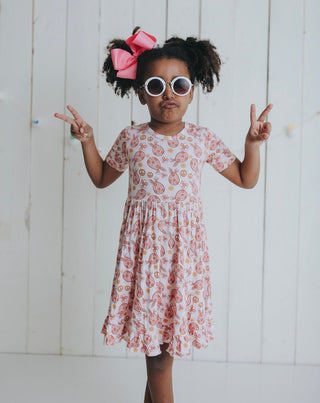 DON'T WORRY BE HOPPY DREAM RUFFLE DRESS