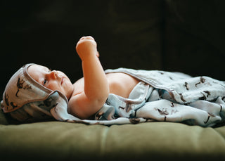 Island Leaf Organic Hooded Swaddle Blanket