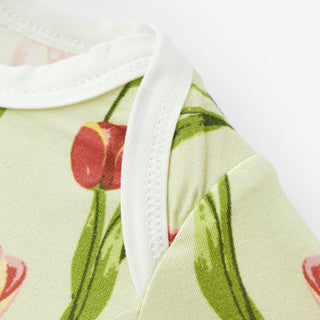 Tulip Luxe Stretch Newborn Gown & Hat Set