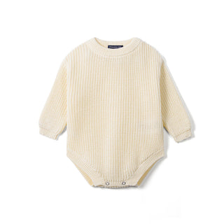 100% Cotton Classic Baby Knit Romper