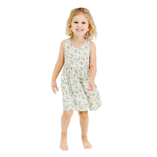 Baby's Breathe Floral Tank Dress