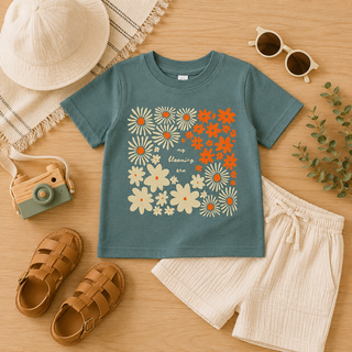 My Blooming Era Toddler Tee - Basil