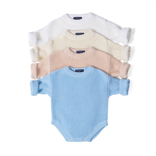 100% Cotton Classic Baby Knit Romper