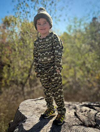 Green mountain fleece mid layer