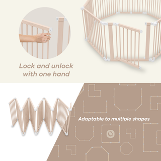 Playpen for Toddler and Babies by Comfy Cubs in Blush