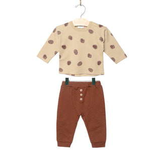Pinecone Baby Set | Cotton | 0-24m