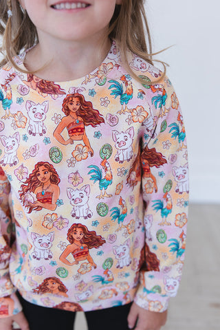 (PINK) Beyond the Reef - Define Terry Sweatshirt