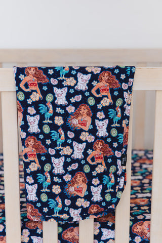 (BLUE) Beyond the Reef - Lightweight Blanket