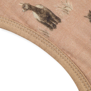 Alpaca Contour Four Layer Burp Cloth
