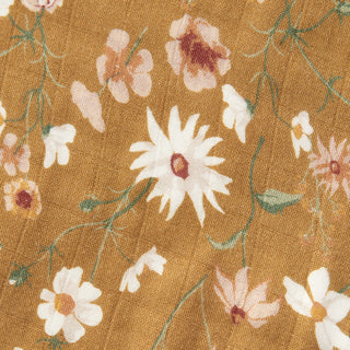 Wildflower Contour Four Layer Burp Cloth
