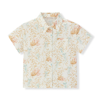 Under the Sea Collar Button-Up Shirt & Shorts Set