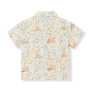 Under the Sea Collar Button-Up Shirt & Shorts Set