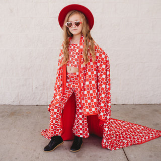 LOVE CHECKZZZ EXCLUSIVE DREAM SMOCKED FLARE SET