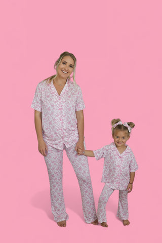 ROSEWOOD TOILE DREAM GIRL'S FLARE SET