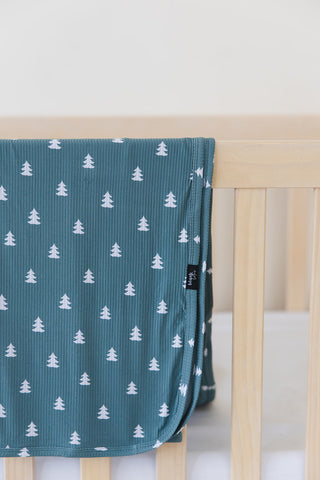 Northern Pine (ribbed) - Lightweight Blanket